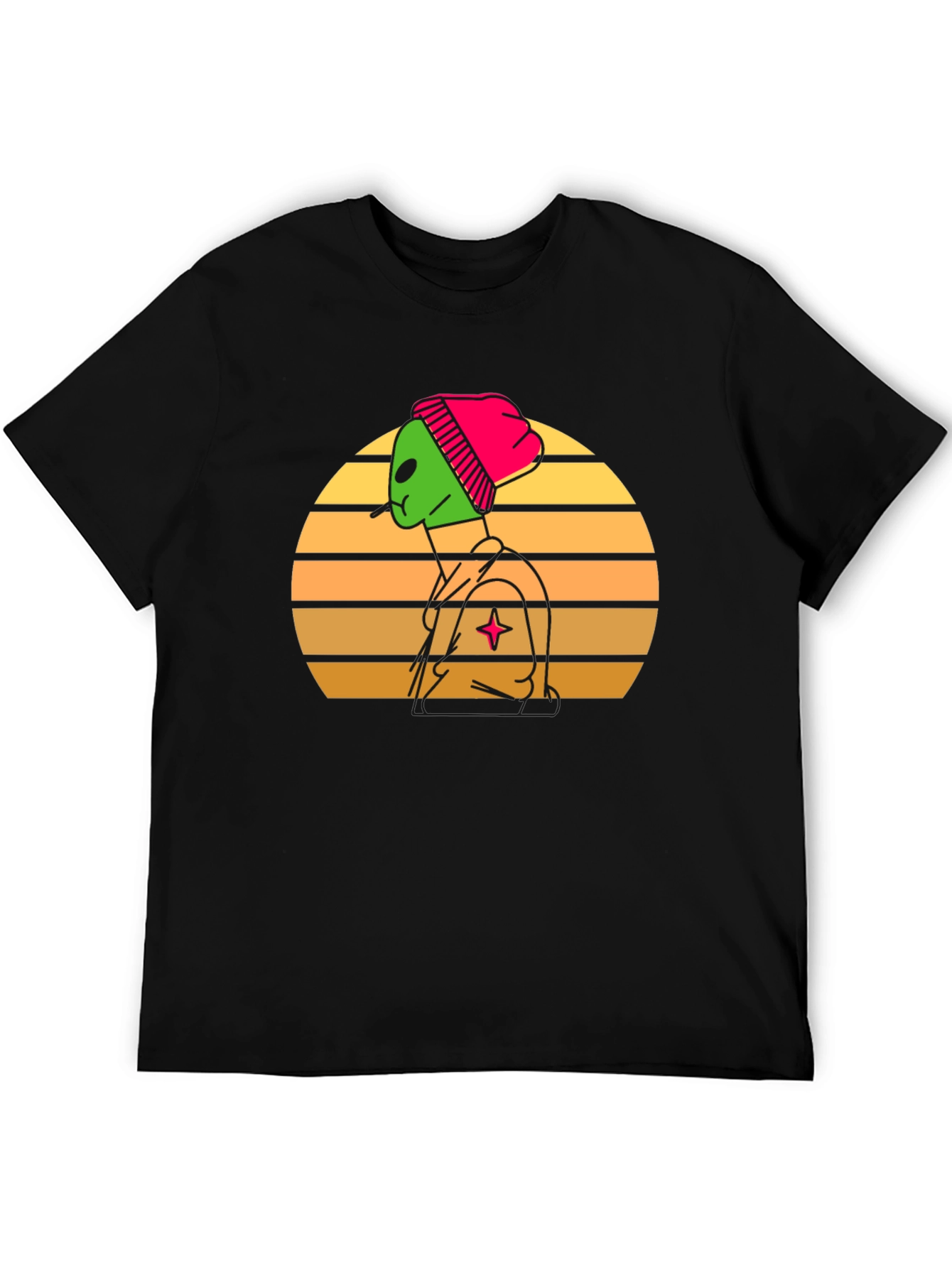 Retro Alien Graphic Tee - Cool & Stylish