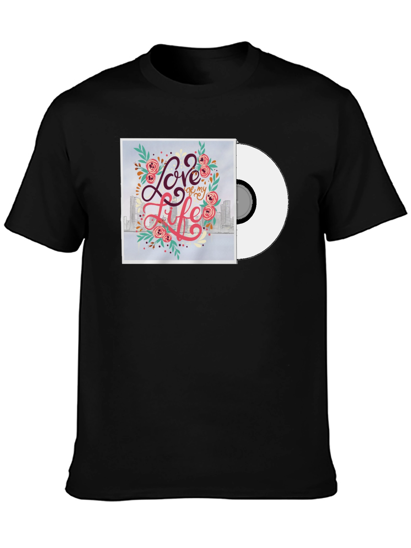 Love of My Life Black Graphic Tee
