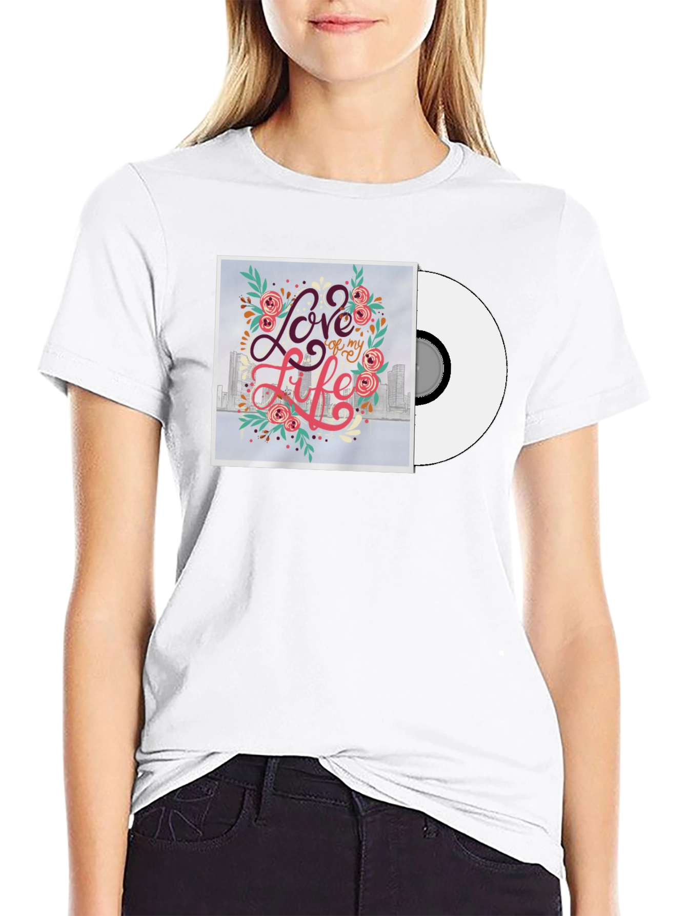 Love of My Life Black Graphic Tee