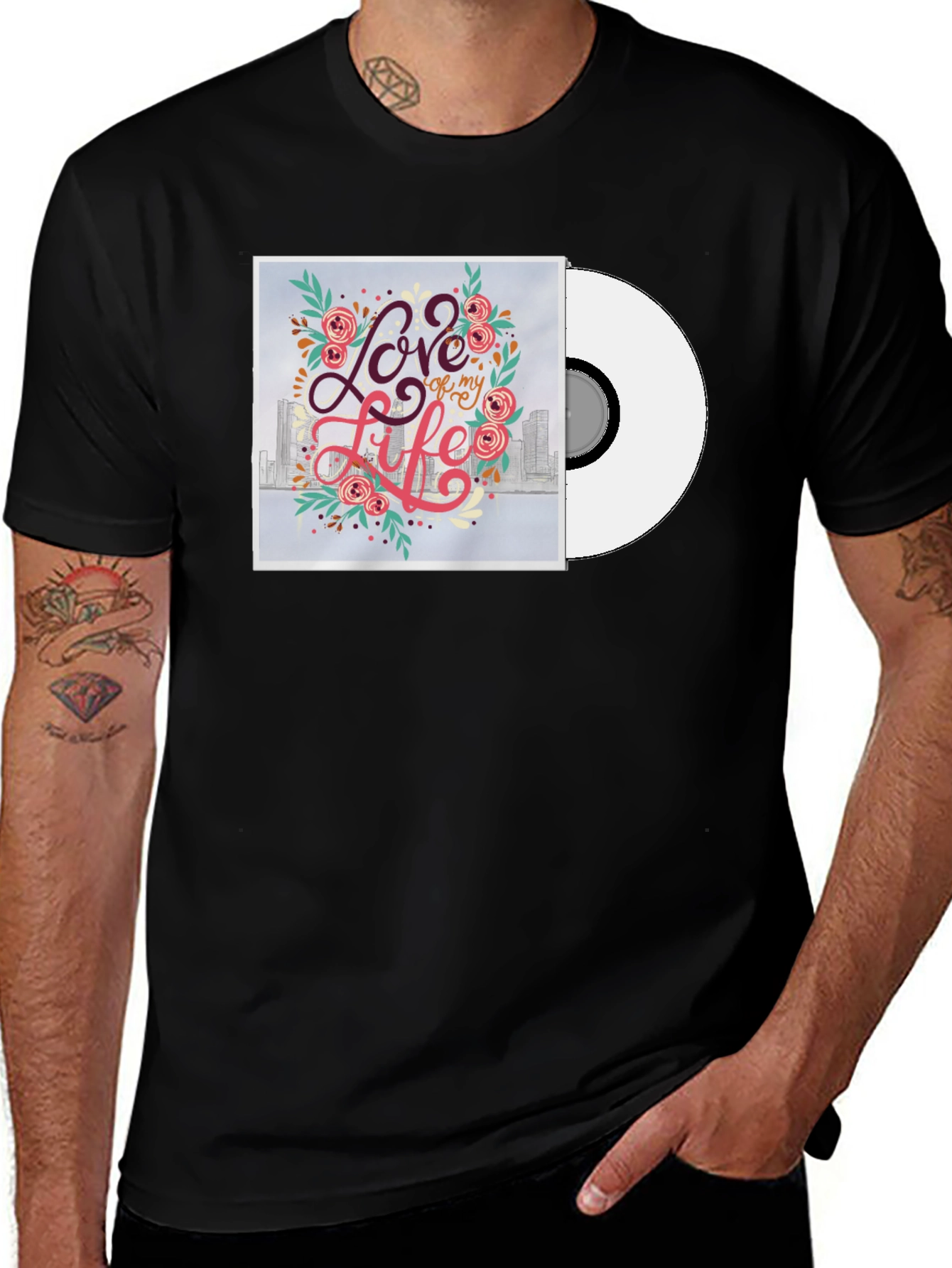 Love of My Life Black Graphic Tee