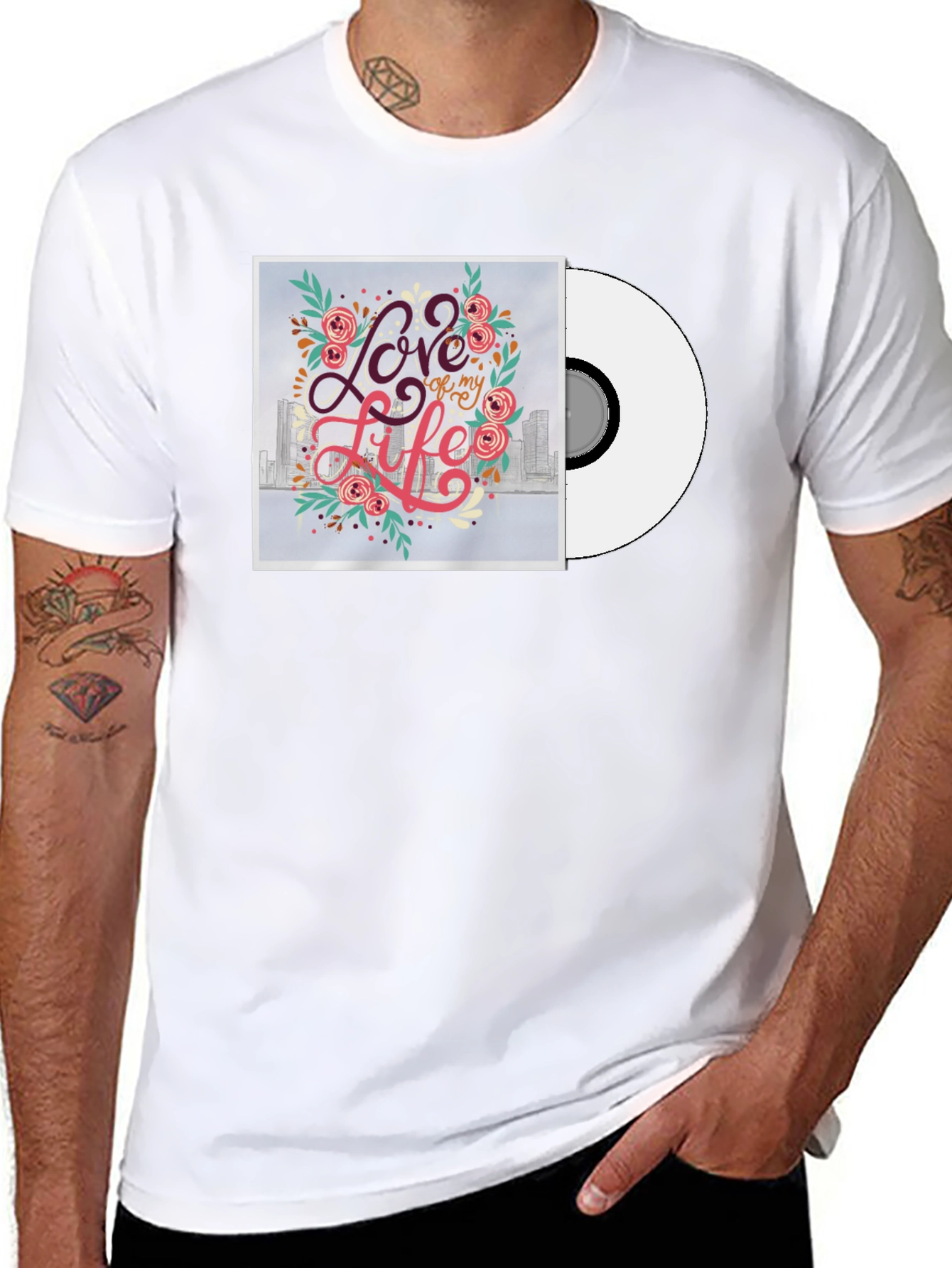 Love of My Life Black Graphic Tee
