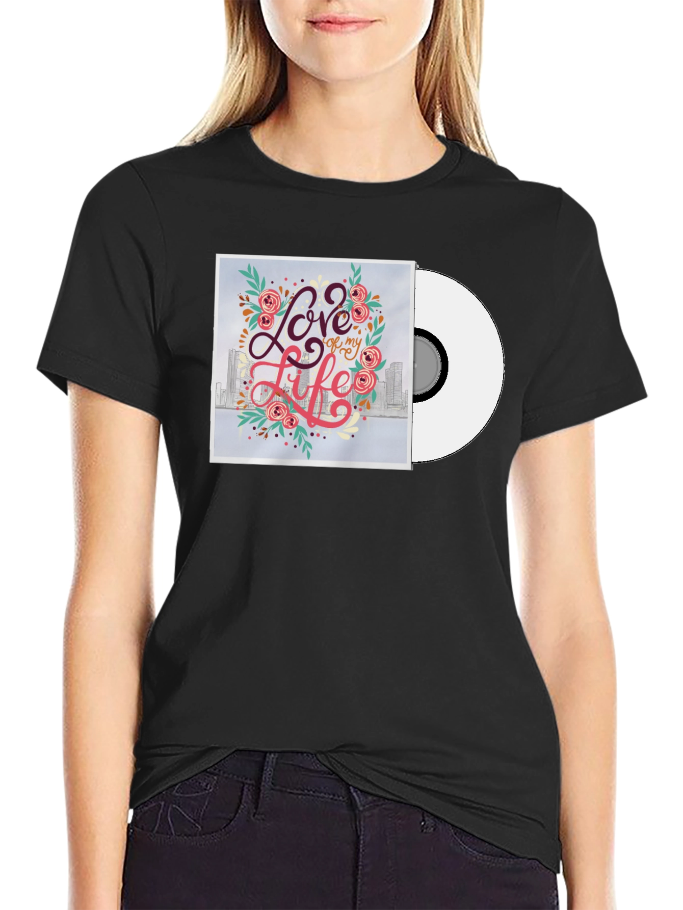 Love of My Life Black Graphic Tee