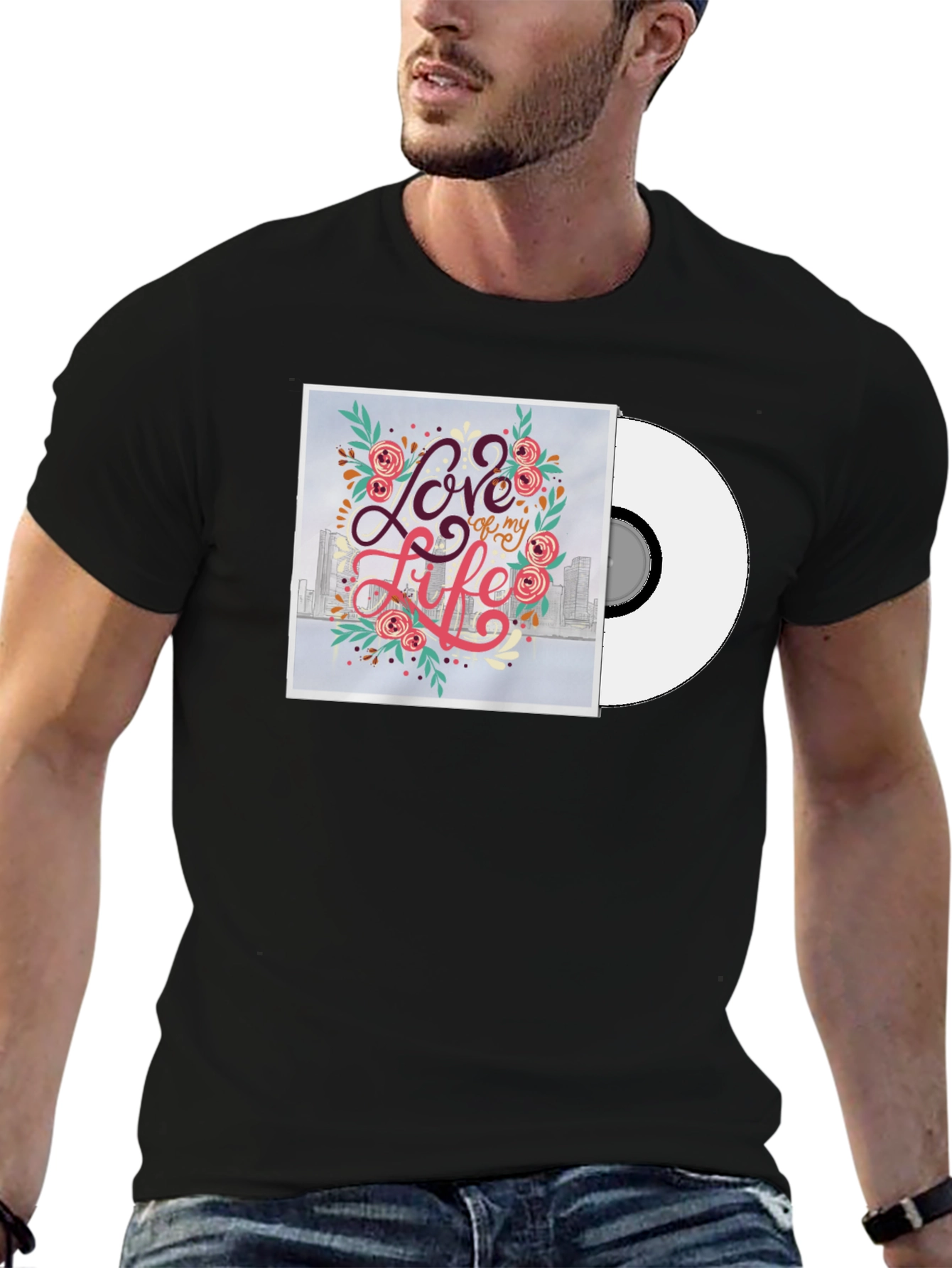 Love of My Life Black Graphic Tee