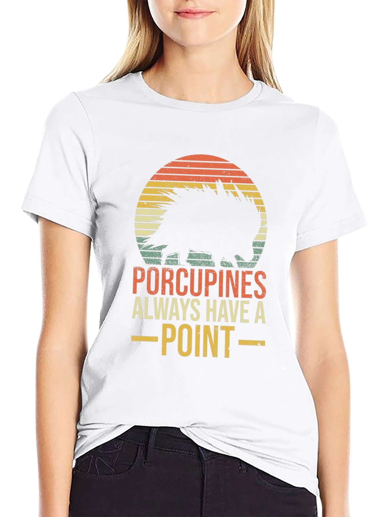 Porcupines Always Have A Point Graphic Tee