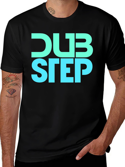 Dubstep Graphic Tee - Music Lovers Black T-Shirt