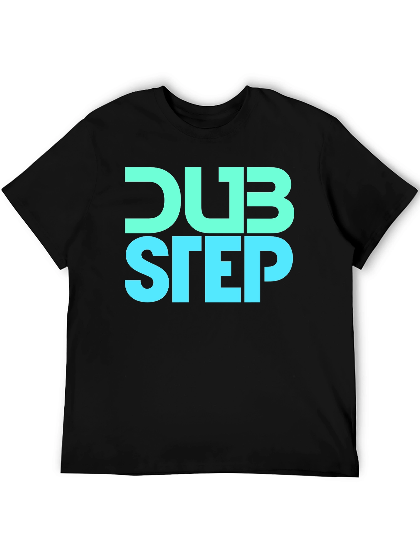 Dubstep Graphic Tee - Music Lovers Black T-Shirt
