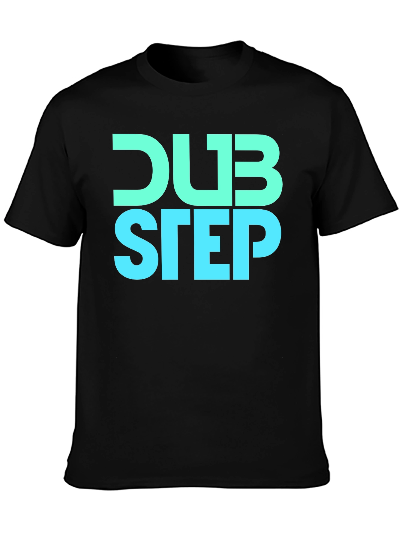 Dubstep Graphic Tee - Music Lovers Black T-Shirt