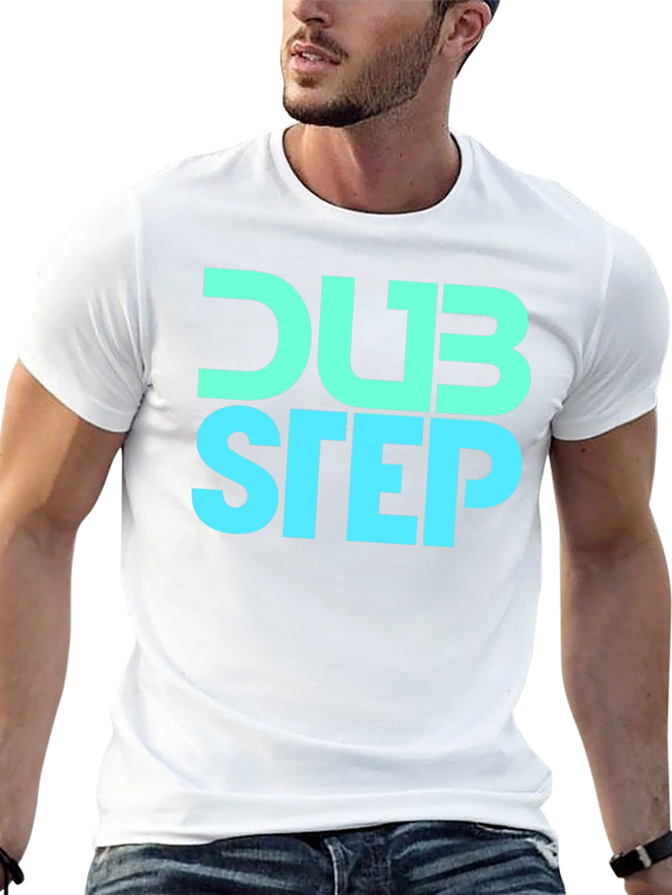 Dubstep Graphic Tee - Music Lovers Black T-Shirt