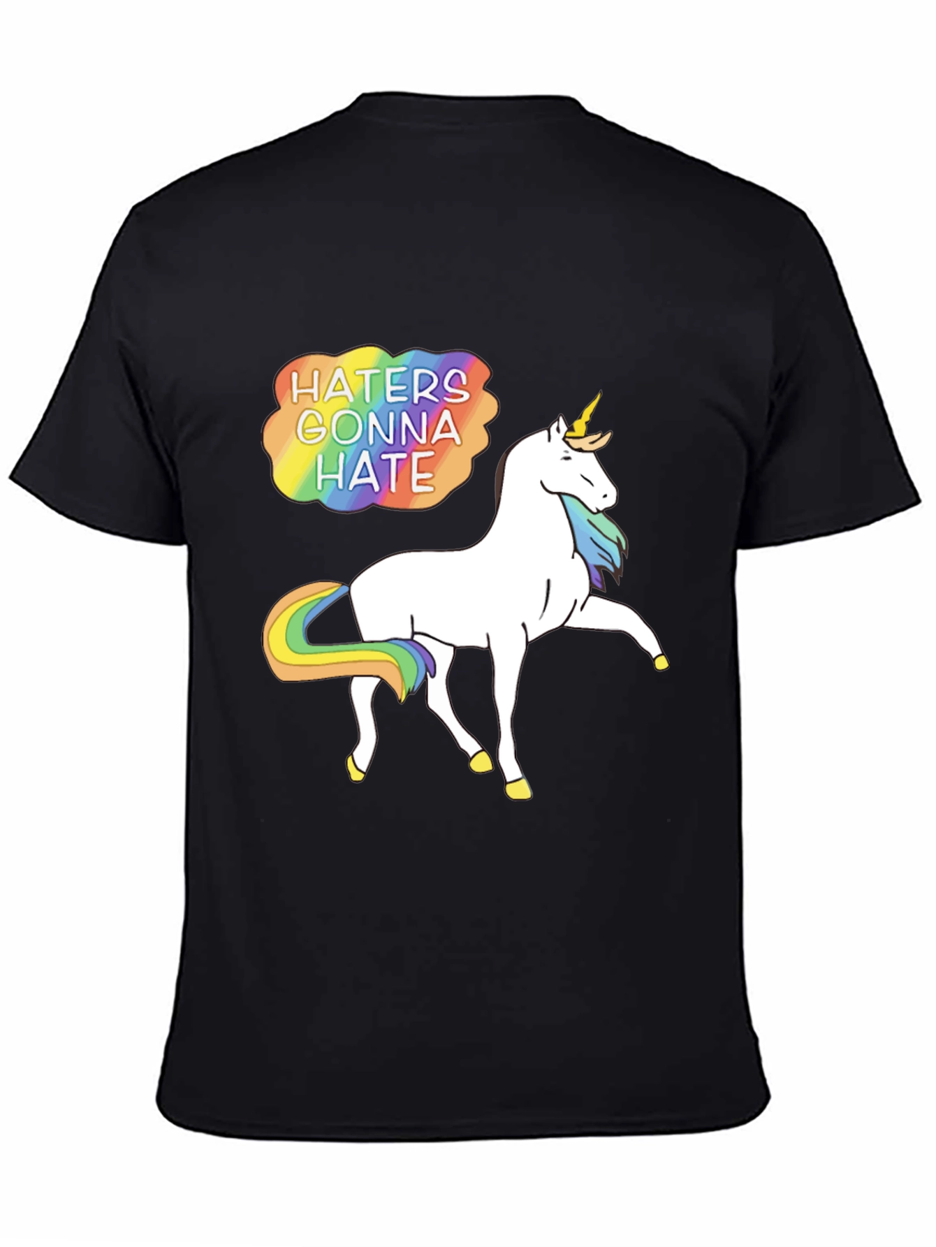 Haters Gonna Hate Unicorn Graphic Tee