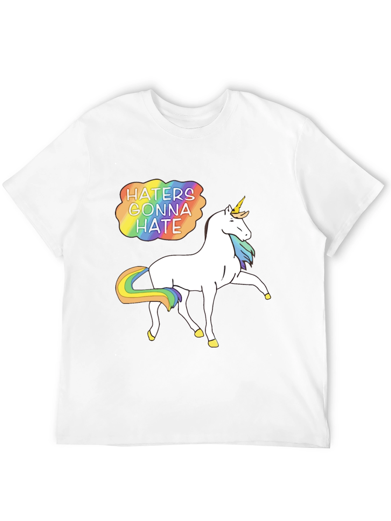 Haters Gonna Hate Unicorn Graphic Tee