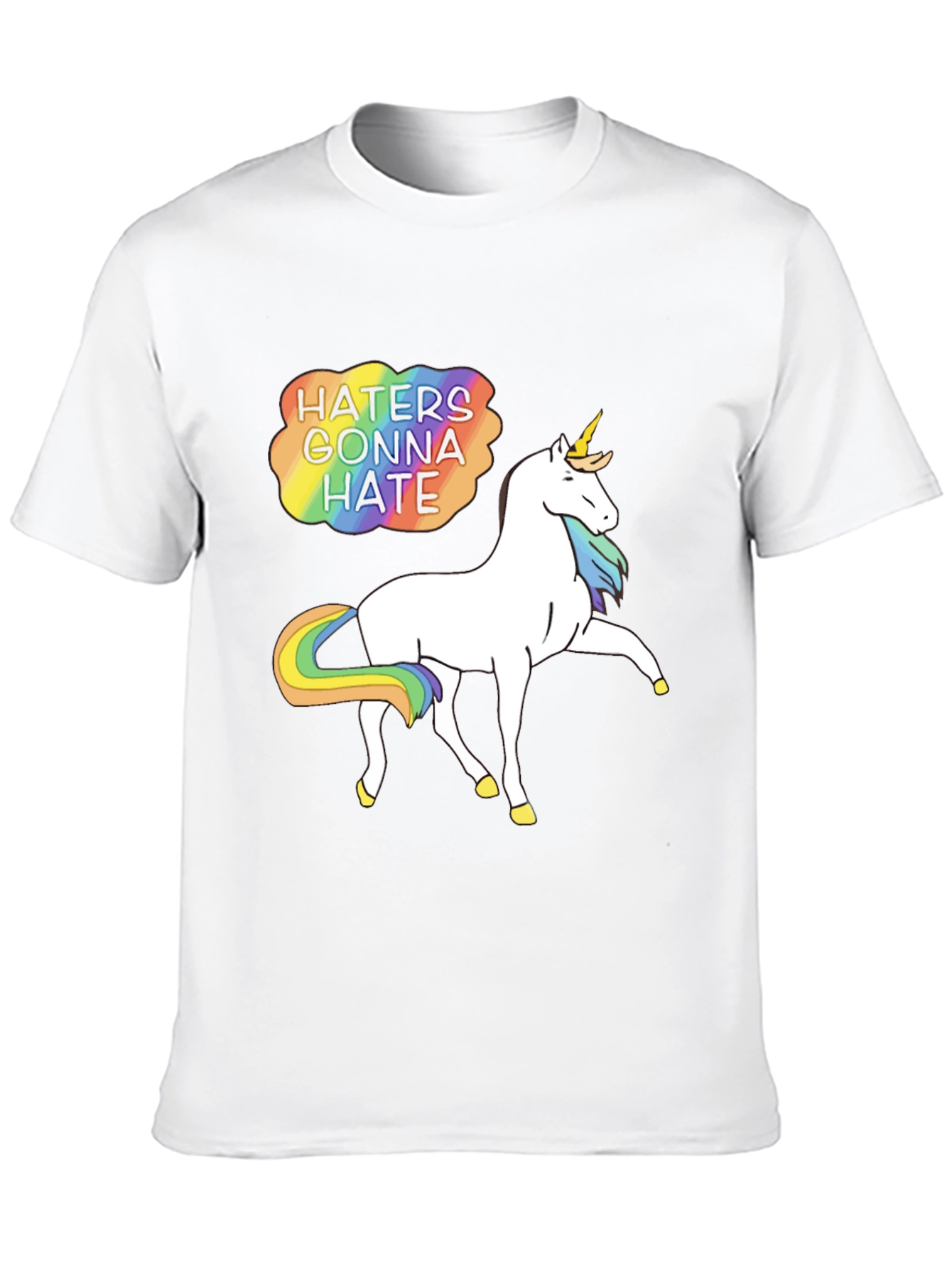 Haters Gonna Hate Unicorn Graphic Tee