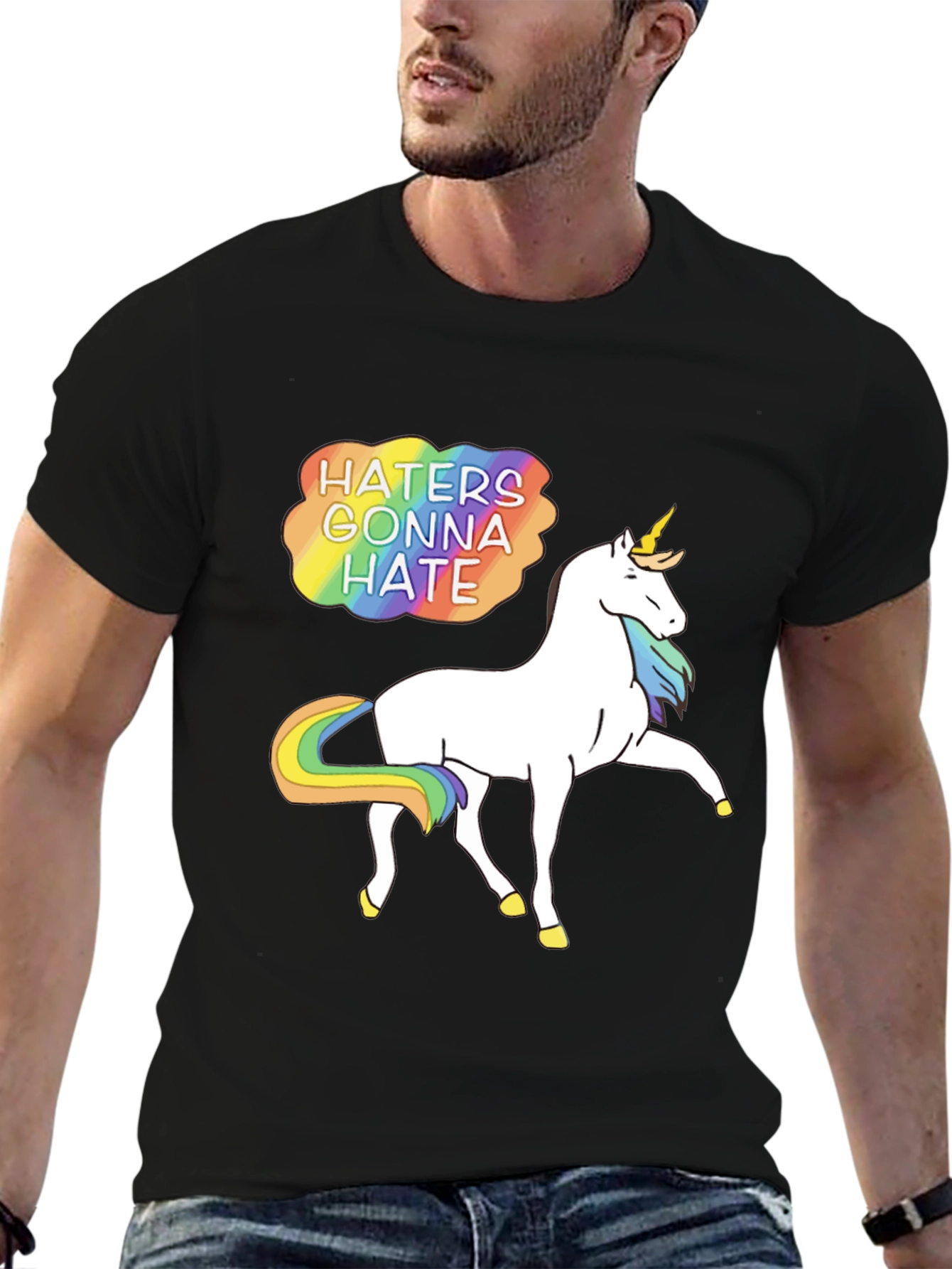 Haters Gonna Hate Unicorn Graphic Tee