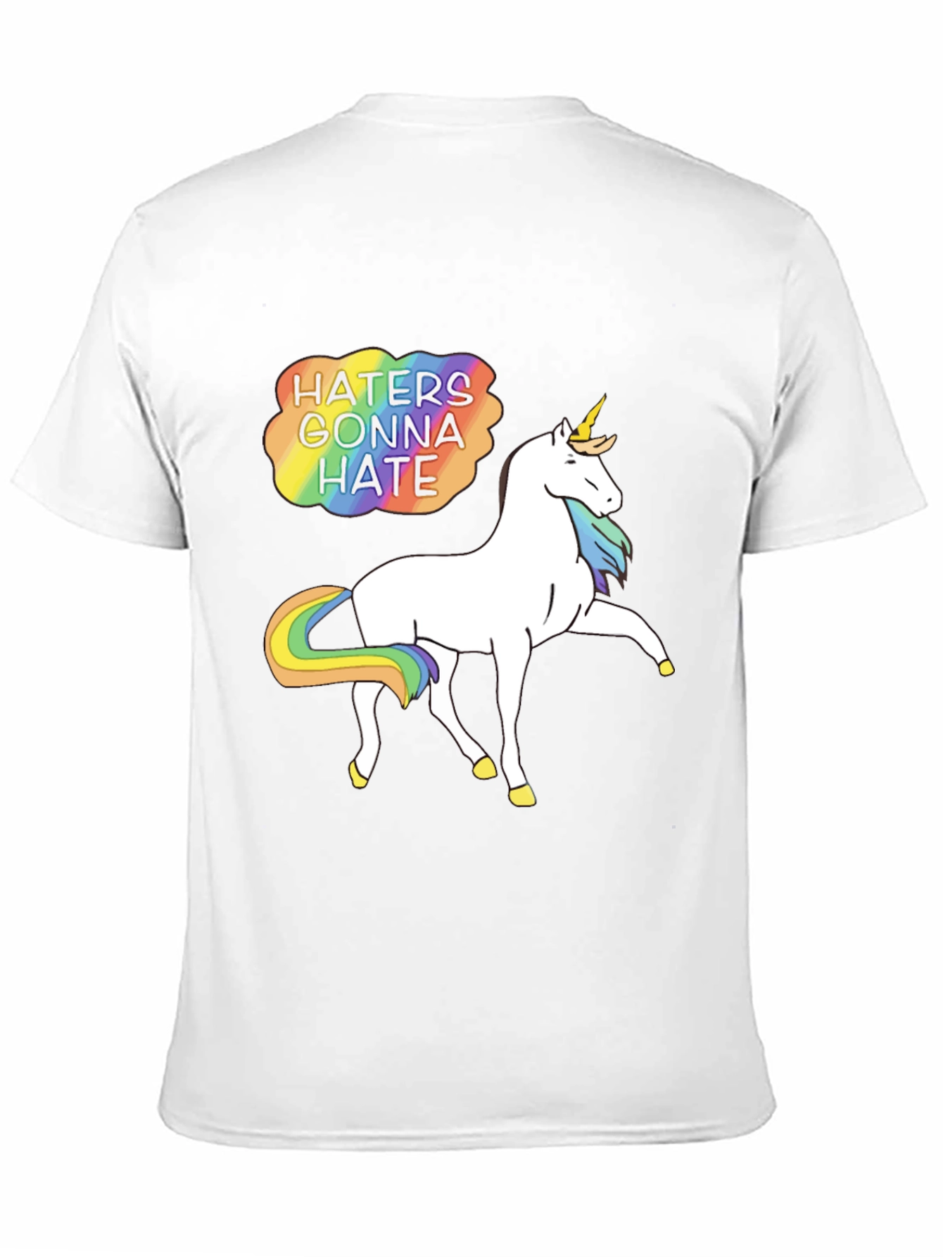Haters Gonna Hate Unicorn Graphic Tee