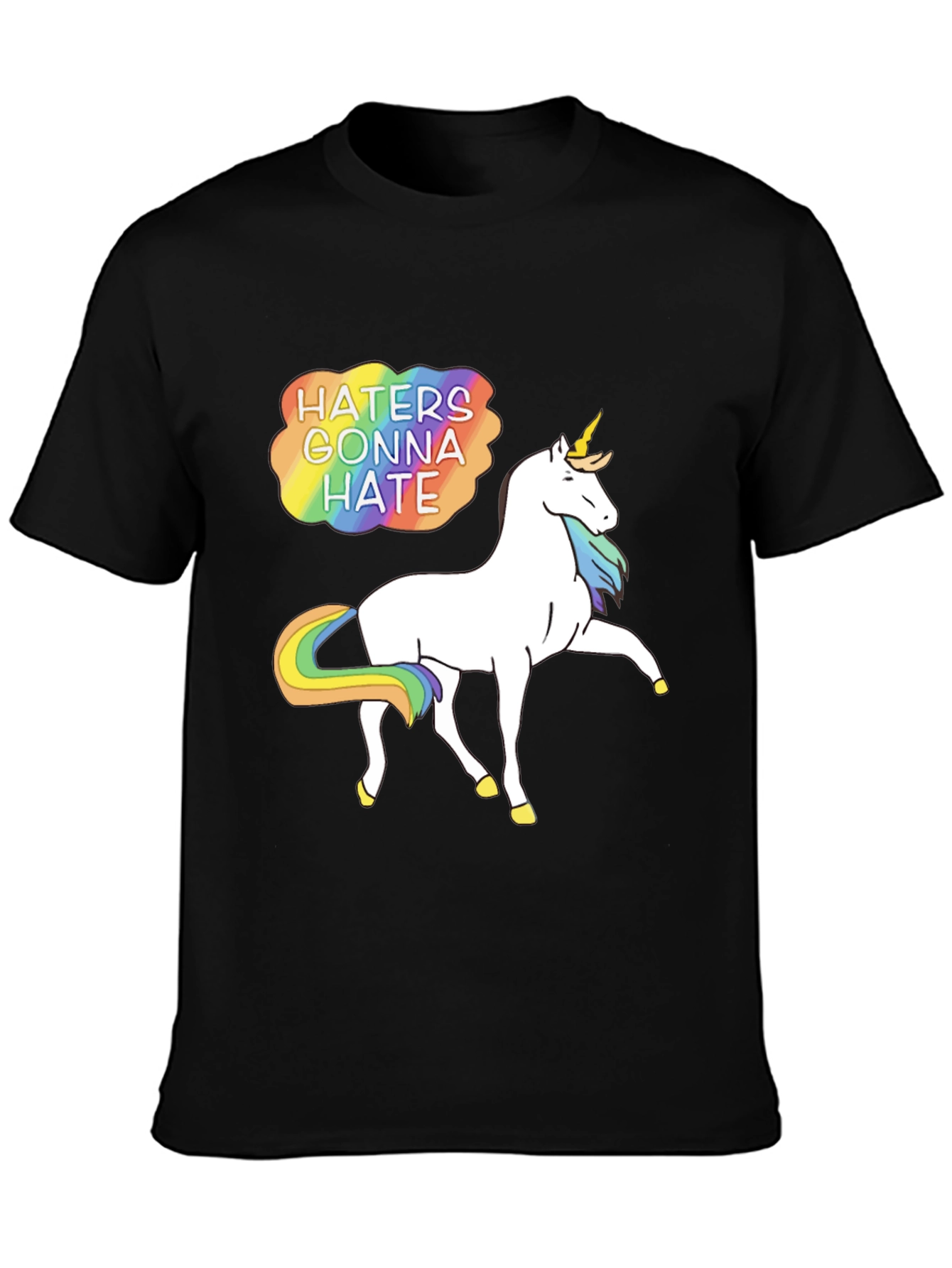Haters Gonna Hate Unicorn Graphic Tee