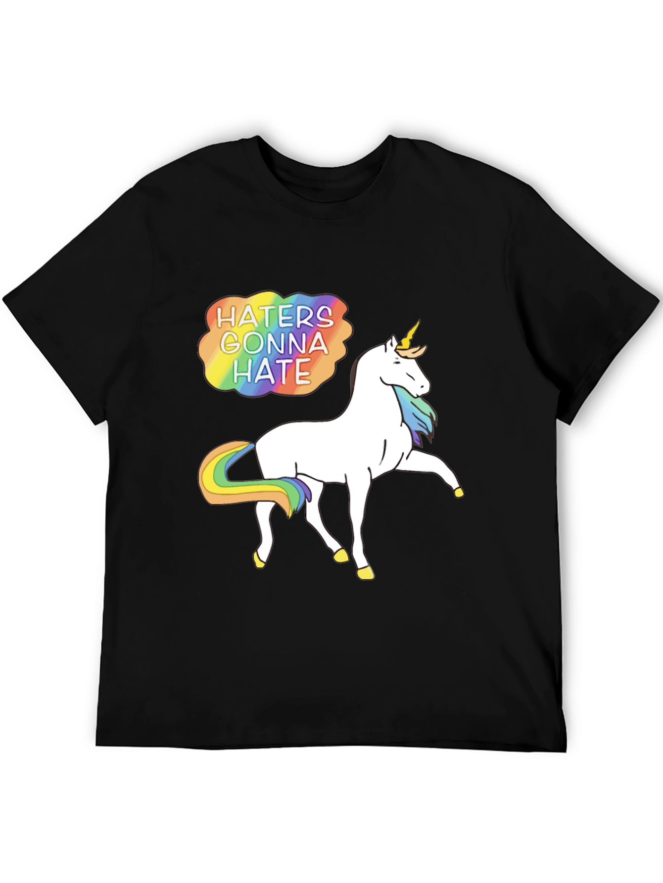 Haters Gonna Hate Unicorn Graphic Tee