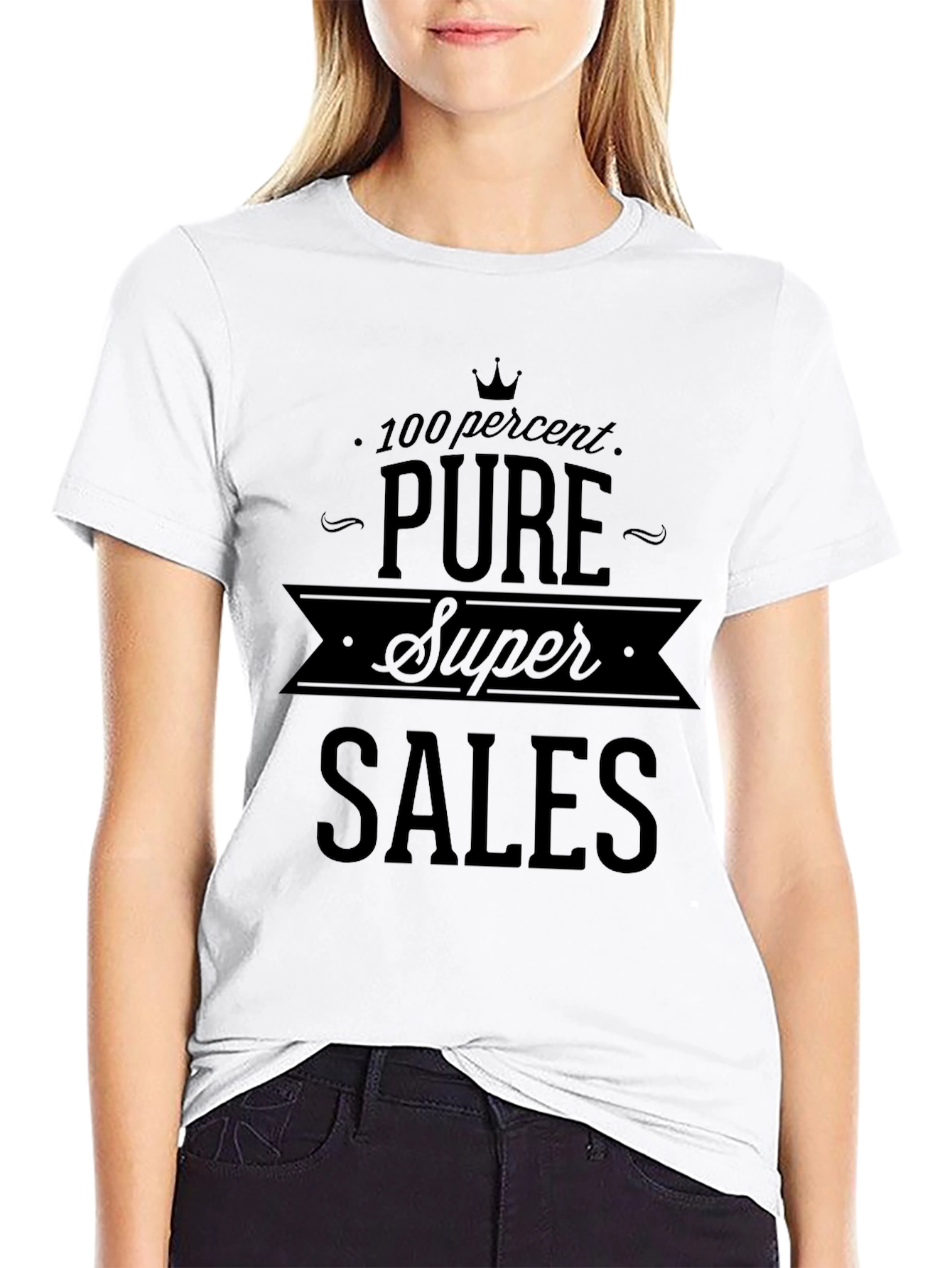 Pure Super Sales Black T-Shirt