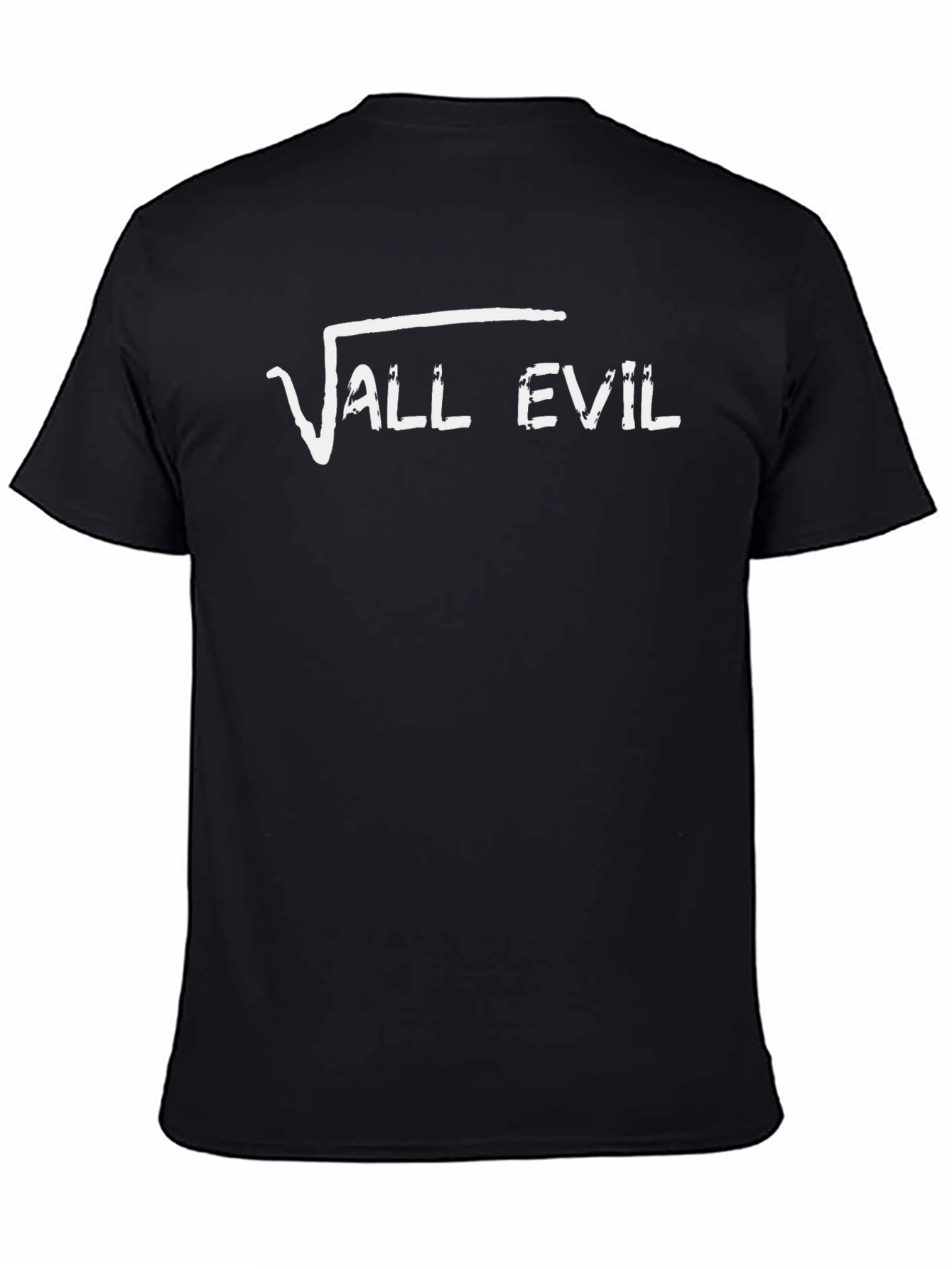 √All Evil Graphic T-Shirt - Black Cotton Tee