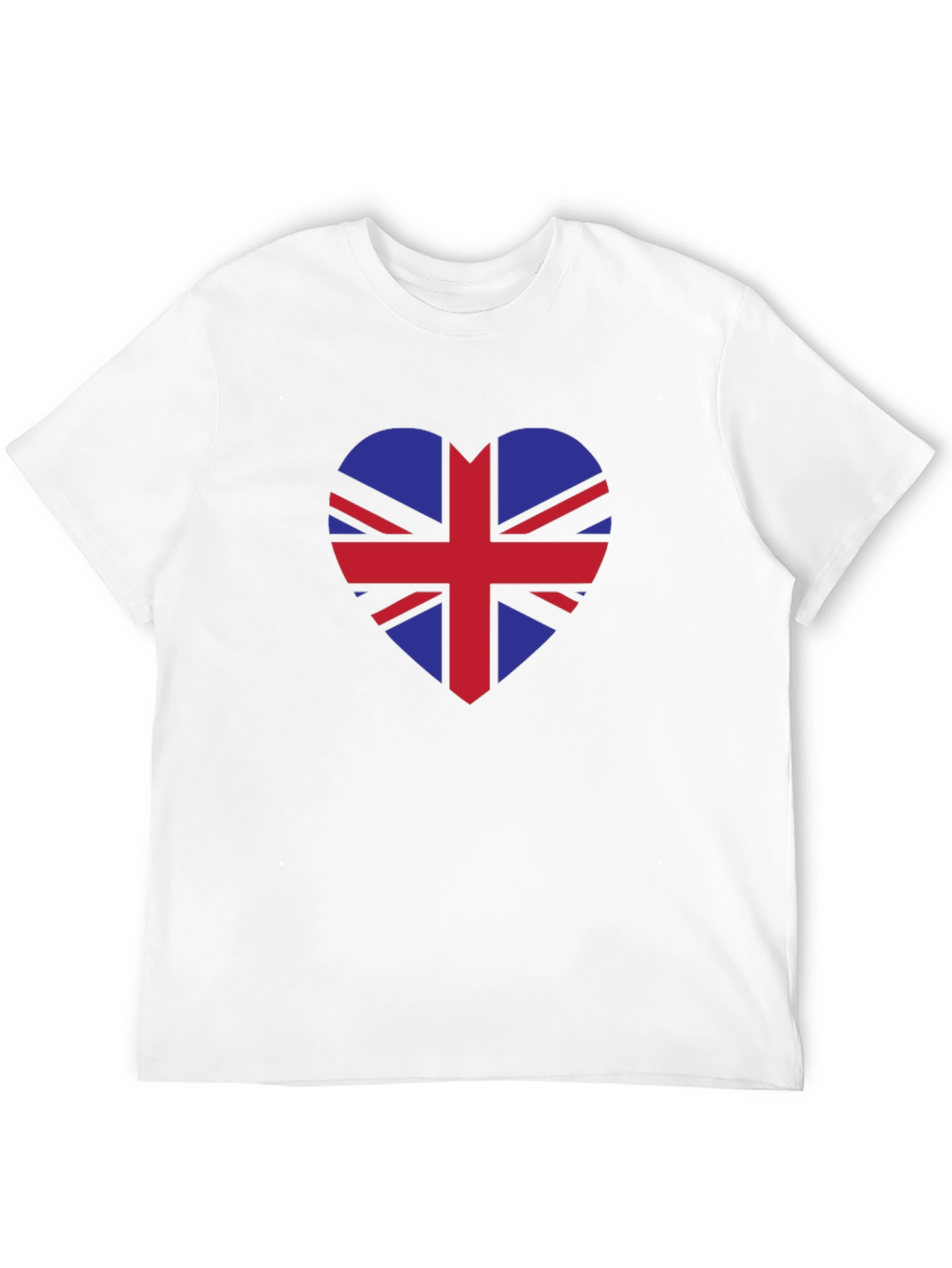 Union Jack Heart Graphic Tee - Stylish UK Pride