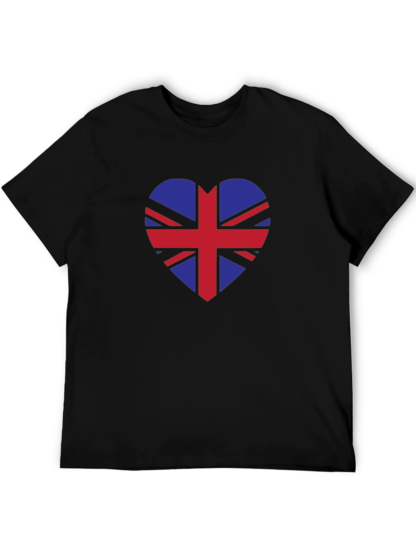 Union Jack Heart Graphic Tee - Stylish UK Pride