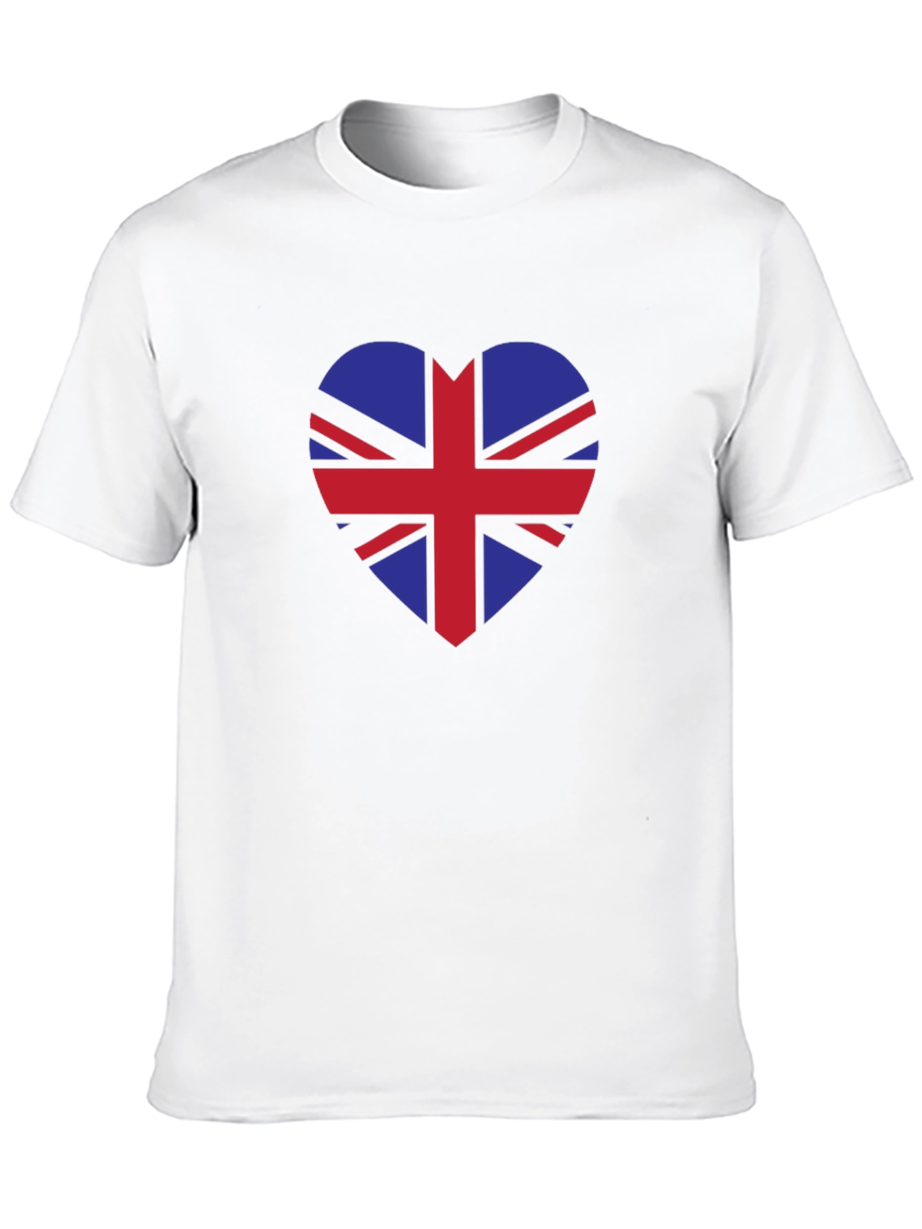 Union Jack Heart Graphic Tee - Stylish UK Pride