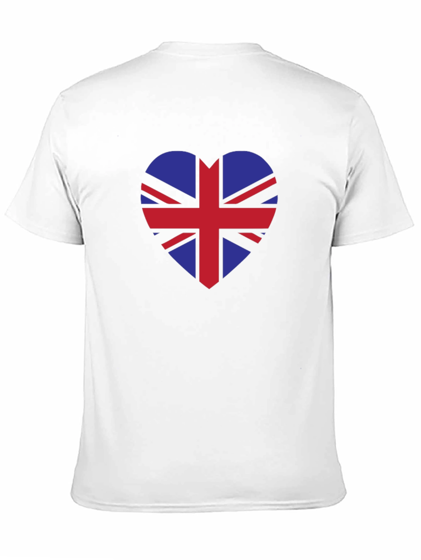 Union Jack Heart Graphic Tee - Stylish UK Pride
