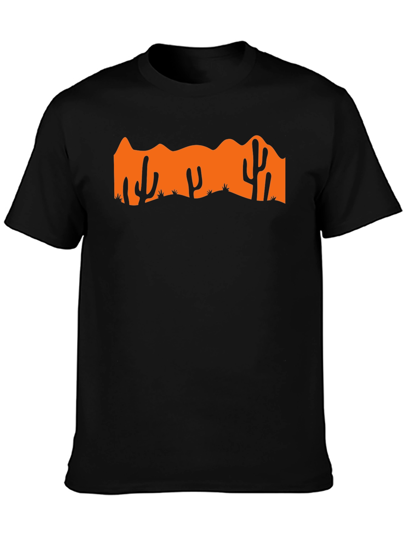 Cactus Silhouette Graphic Tee - Desert Vibes