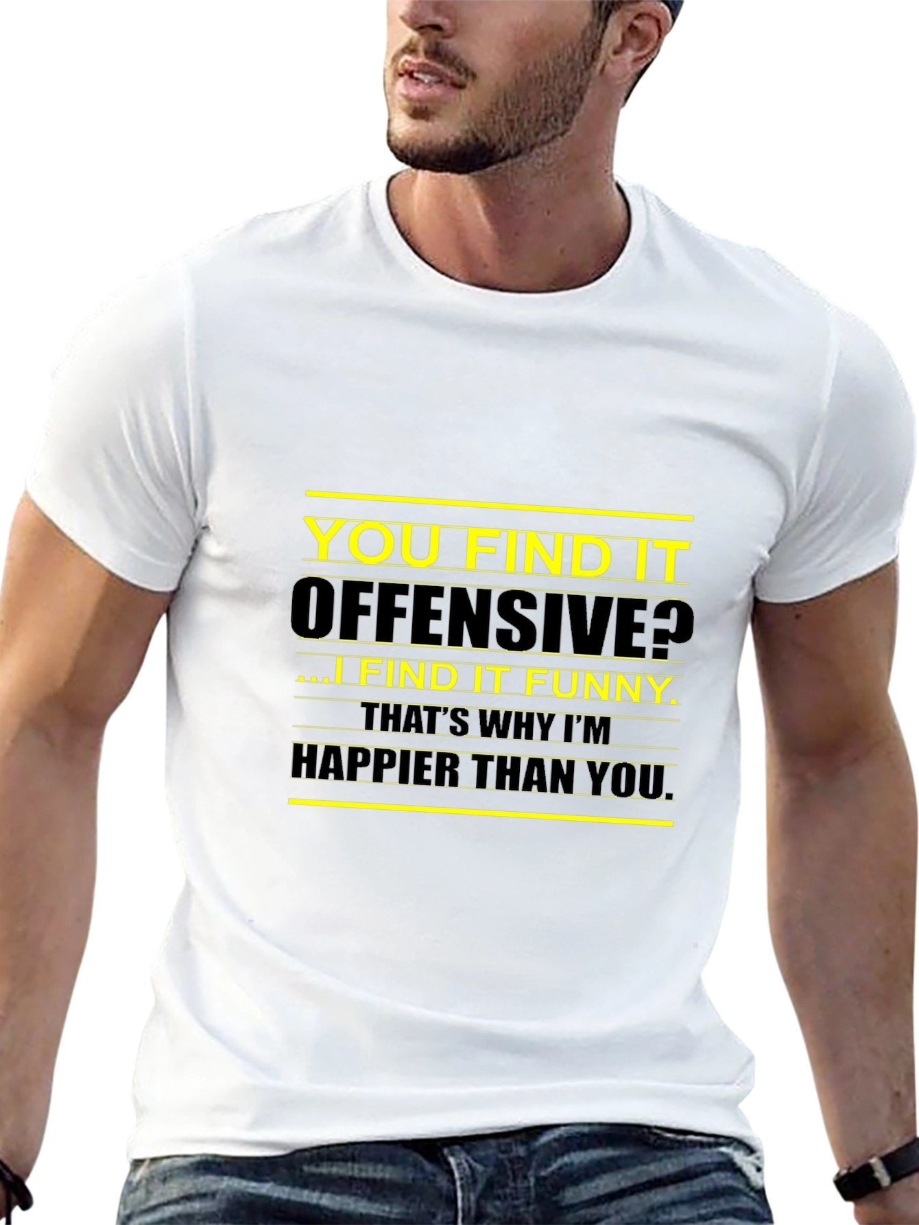 Offensive Funny Graphic Tee for Men
