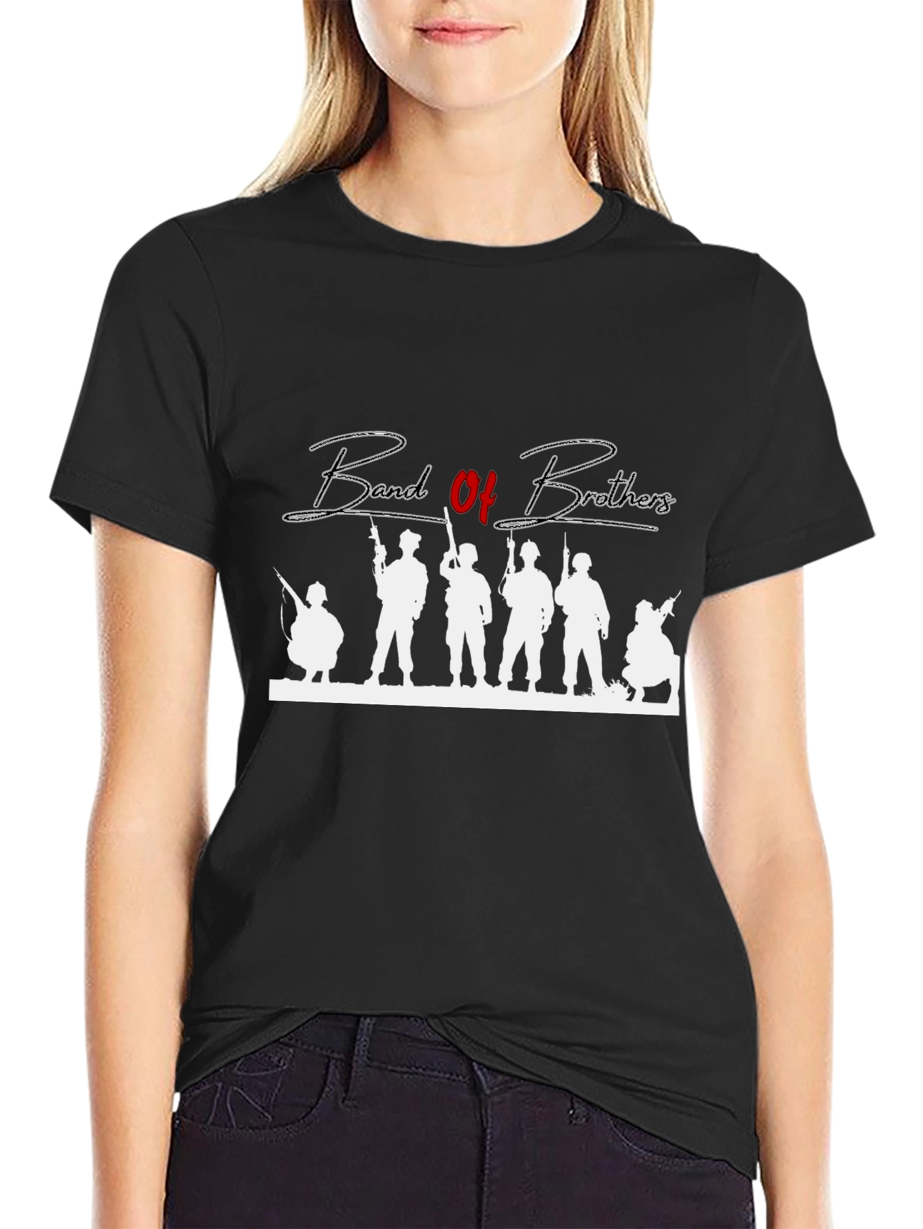Band of Brothers Graphic Tee - Black