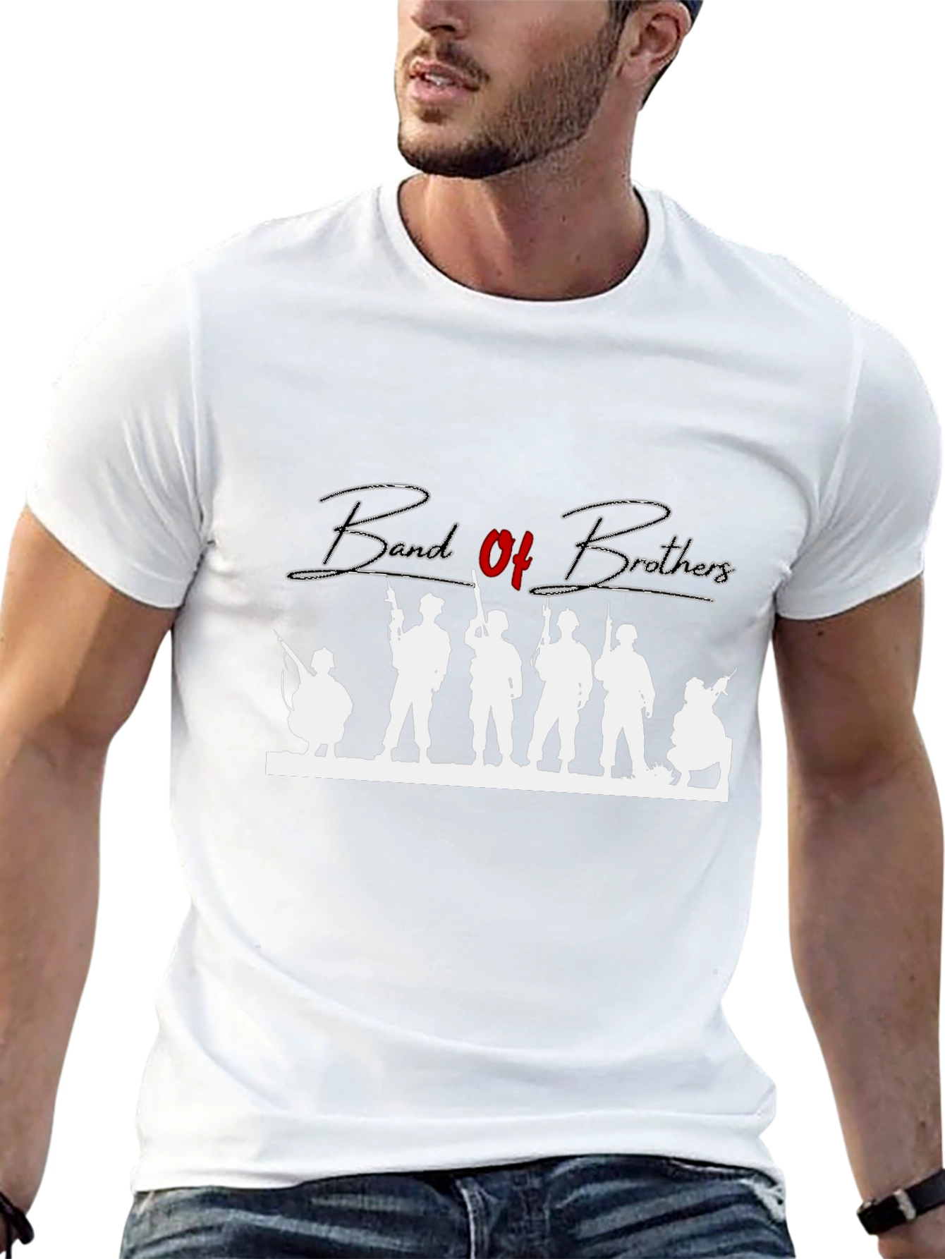 Band of Brothers Graphic Tee - Black