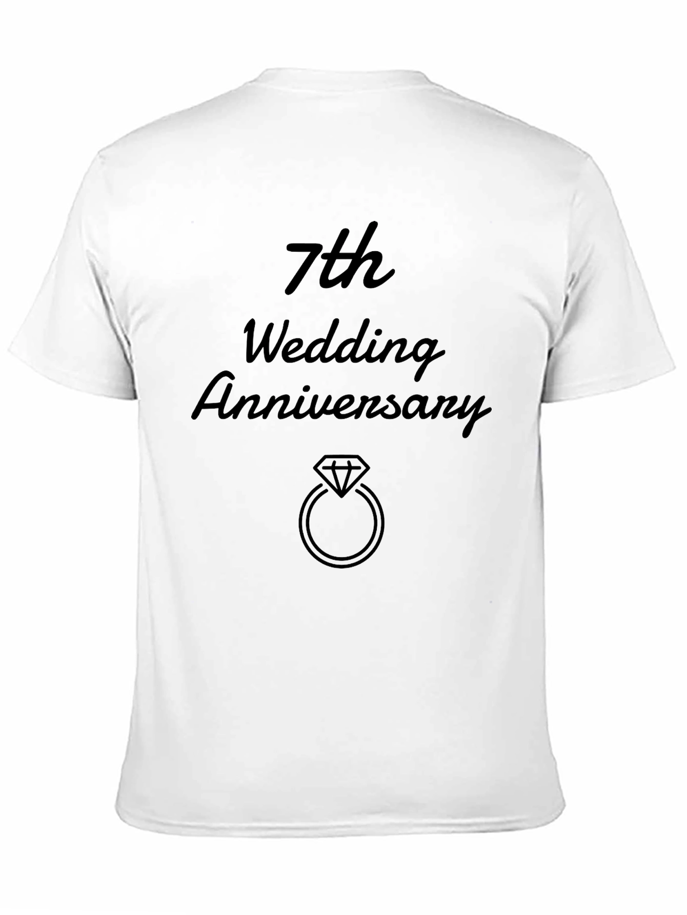7th Wedding Anniversary Graphic Tee