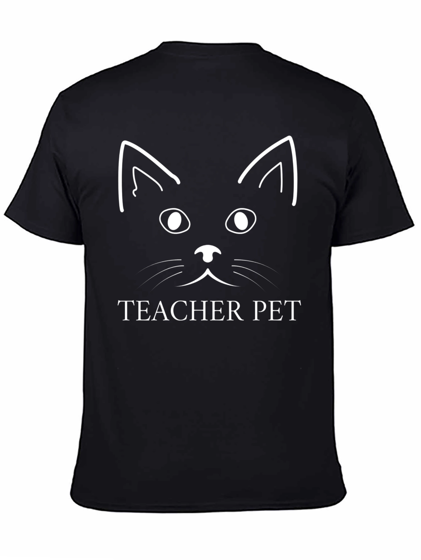 Teacher Pet Cat Graphic T-Shirt