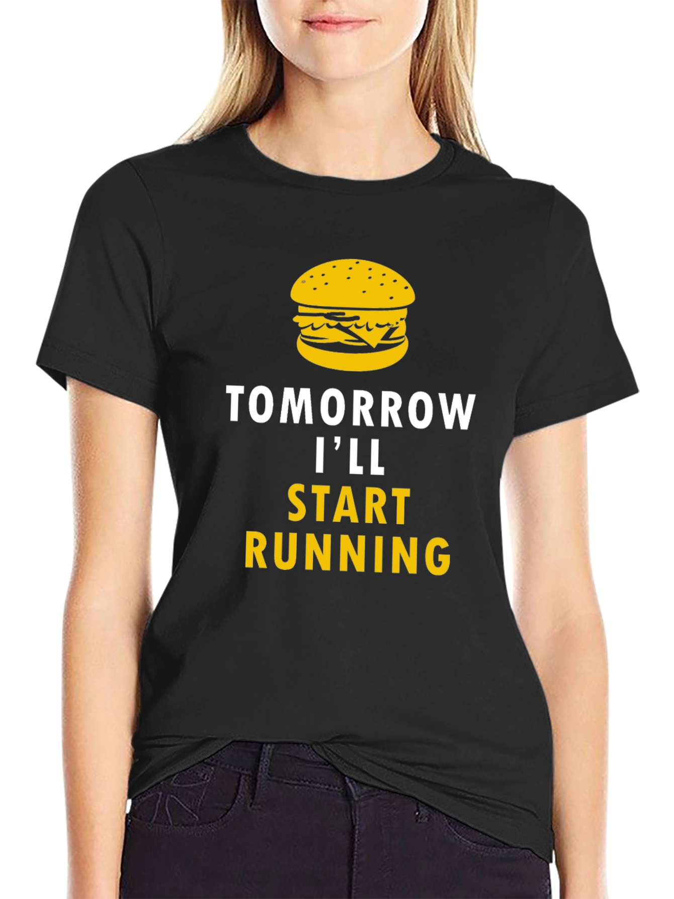 Tomorrow Ill Start Running Funny T-Shirt