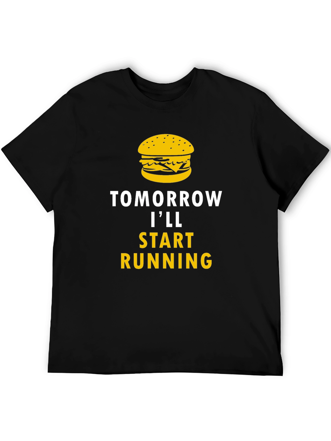 Tomorrow Ill Start Running Funny T-Shirt