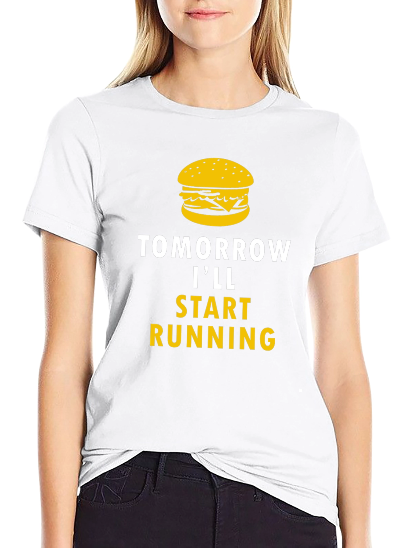 Tomorrow Ill Start Running Funny T-Shirt