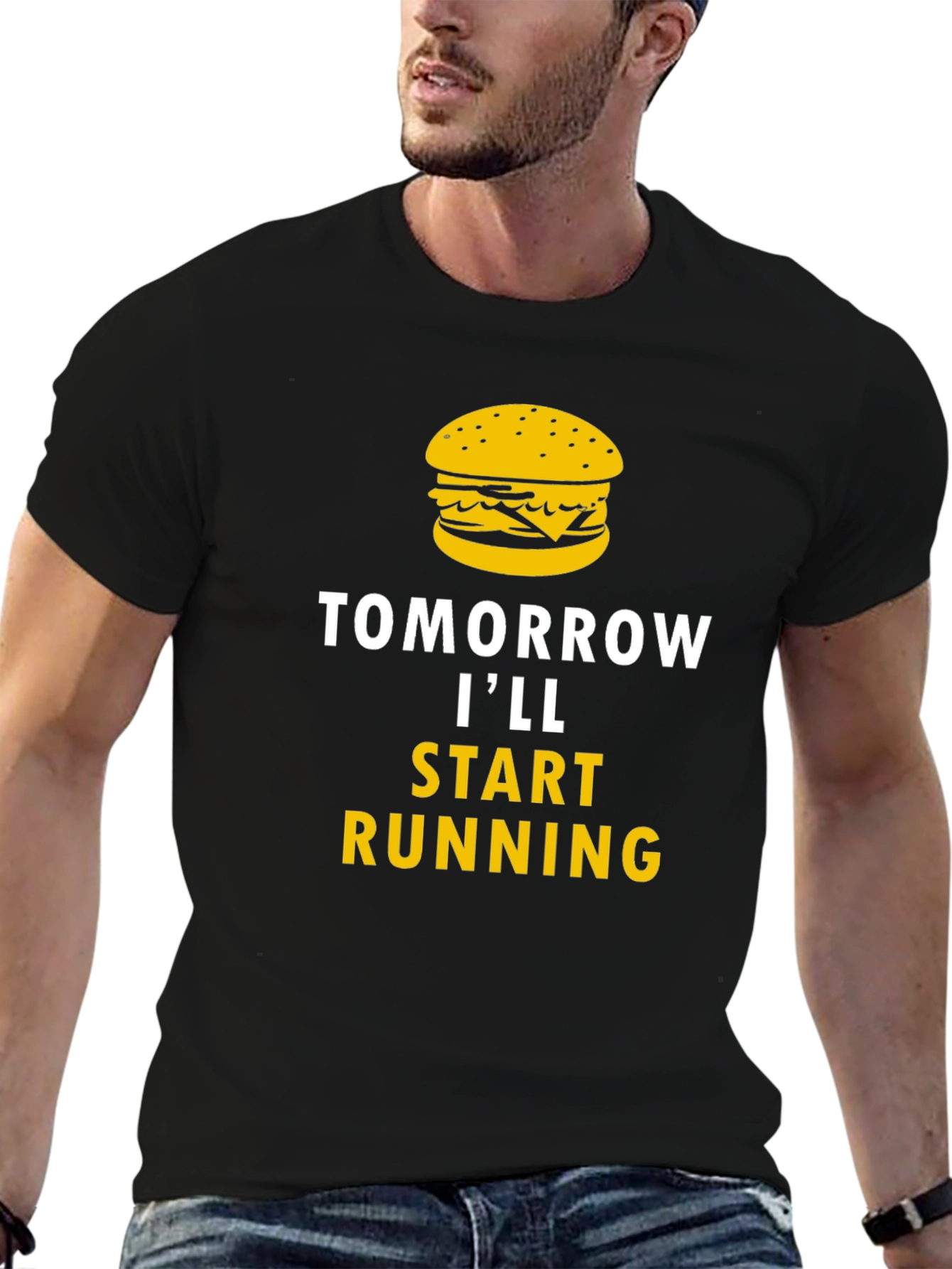 Tomorrow Ill Start Running Funny T-Shirt