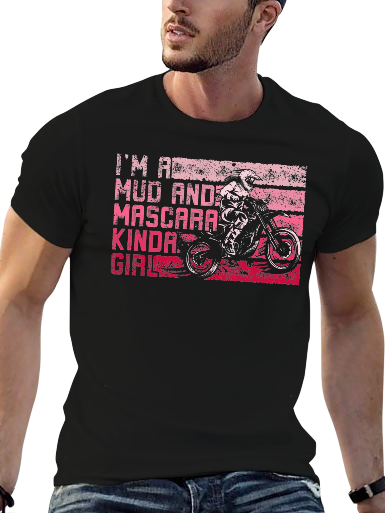 Mud and Mascara Kinda Girl T-Shirt Motocross Tee