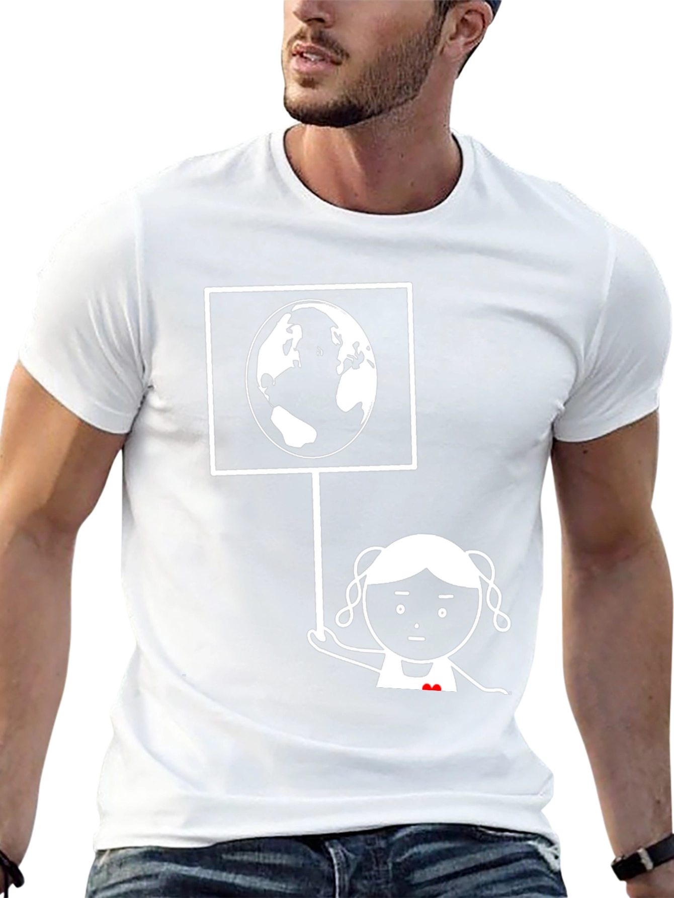 Earth Lover Graphic Tee - Unisex Black T-Shirt