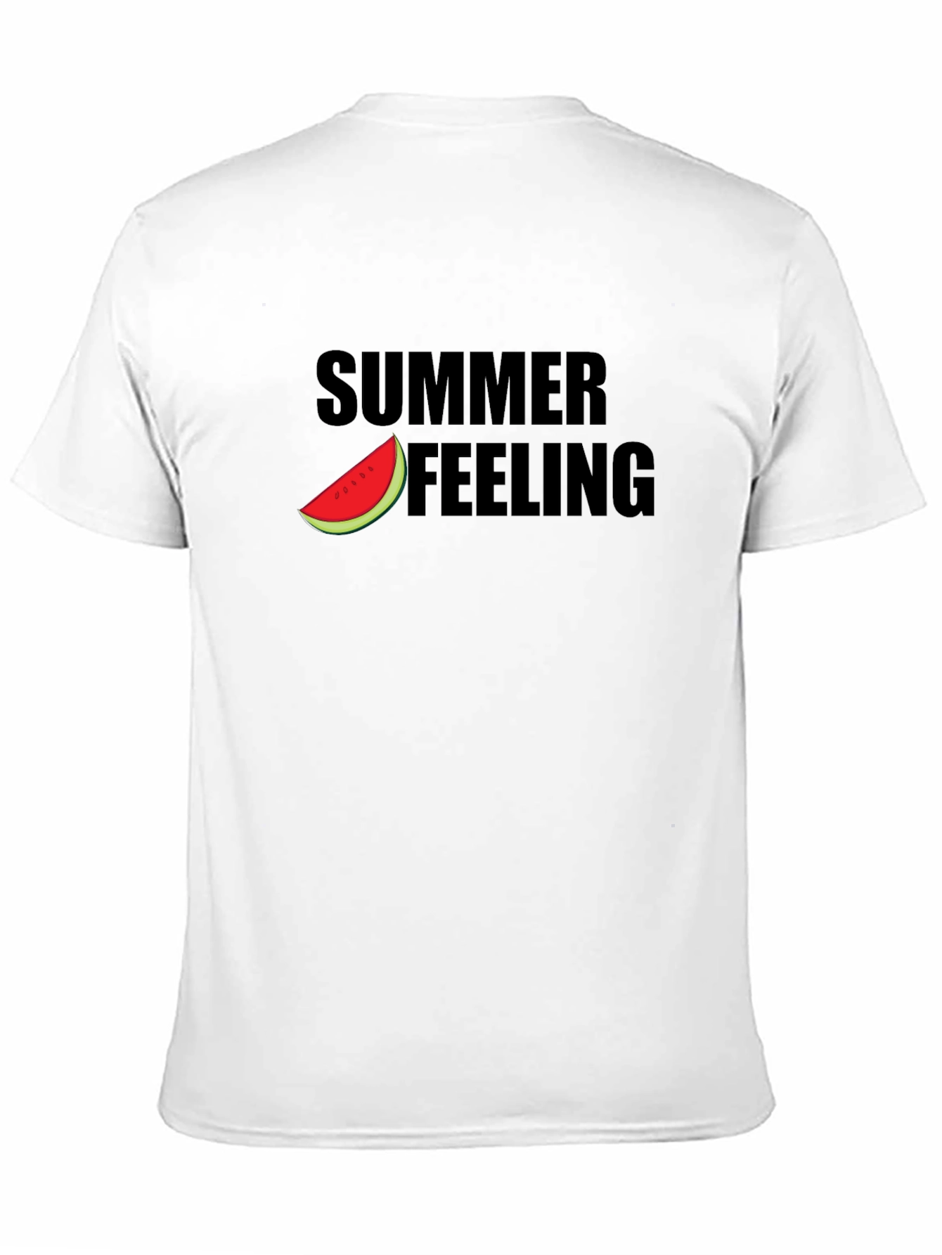 Summer Feeling Graphic Tee - Black