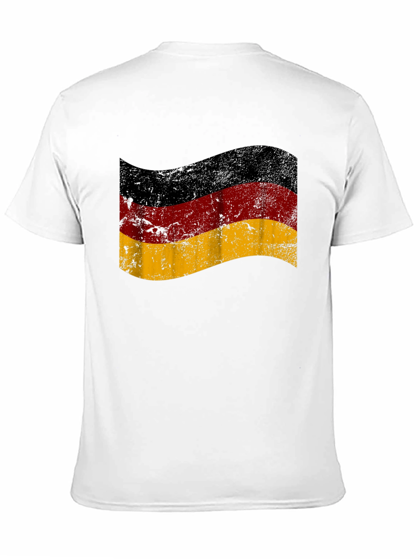 German Flag T-Shirt - Distressed Style
