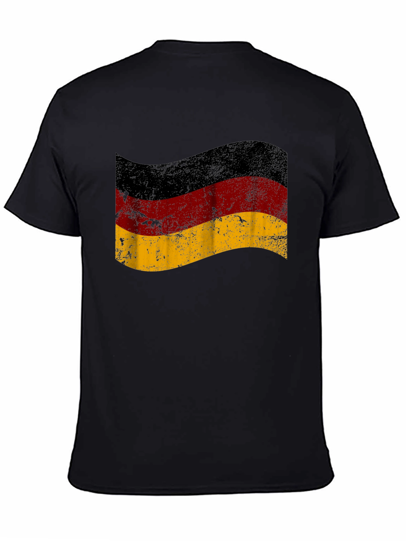 German Flag T-Shirt - Distressed Style