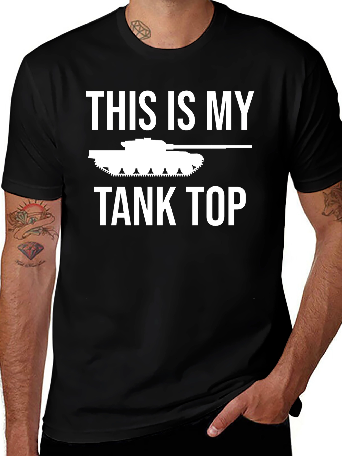 This is My Tank Top Funny Graphic T-Shirt