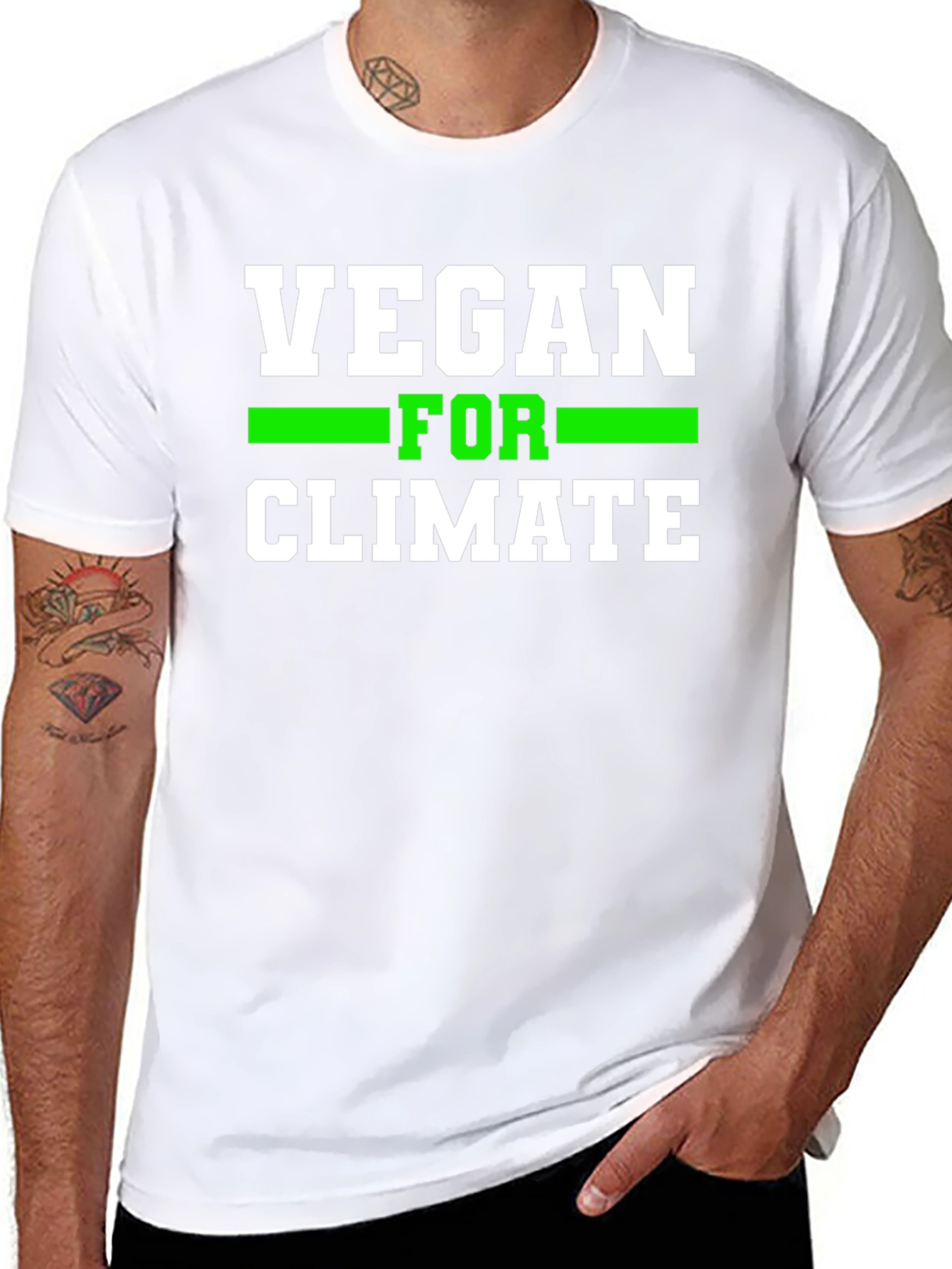 Vegan for Climate T-Shirt - Environmental Activism
