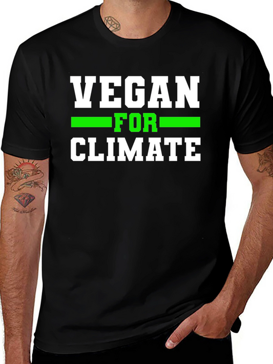 Vegan for Climate T-Shirt - Environmental Activism