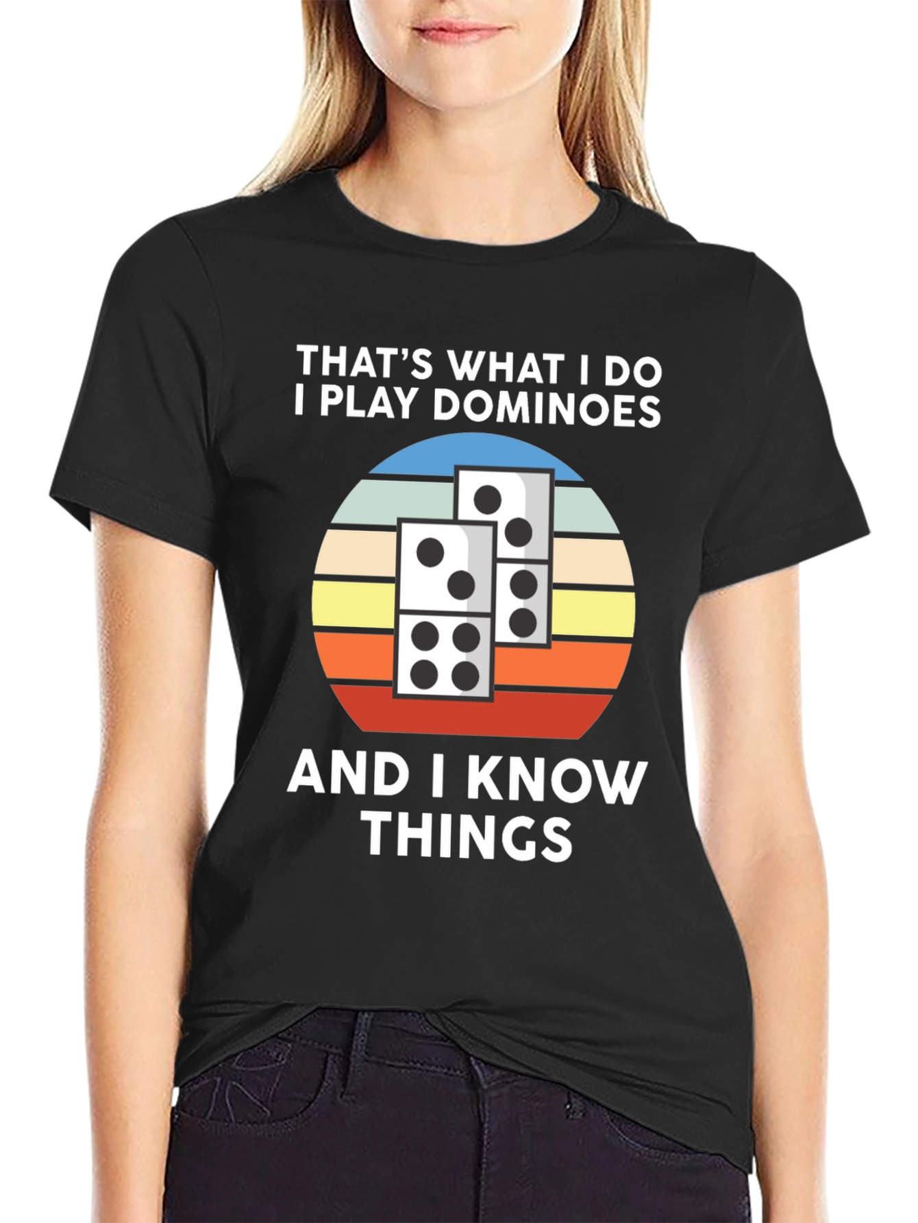 Dominoes T-Shirt: Thats What I Do Tee