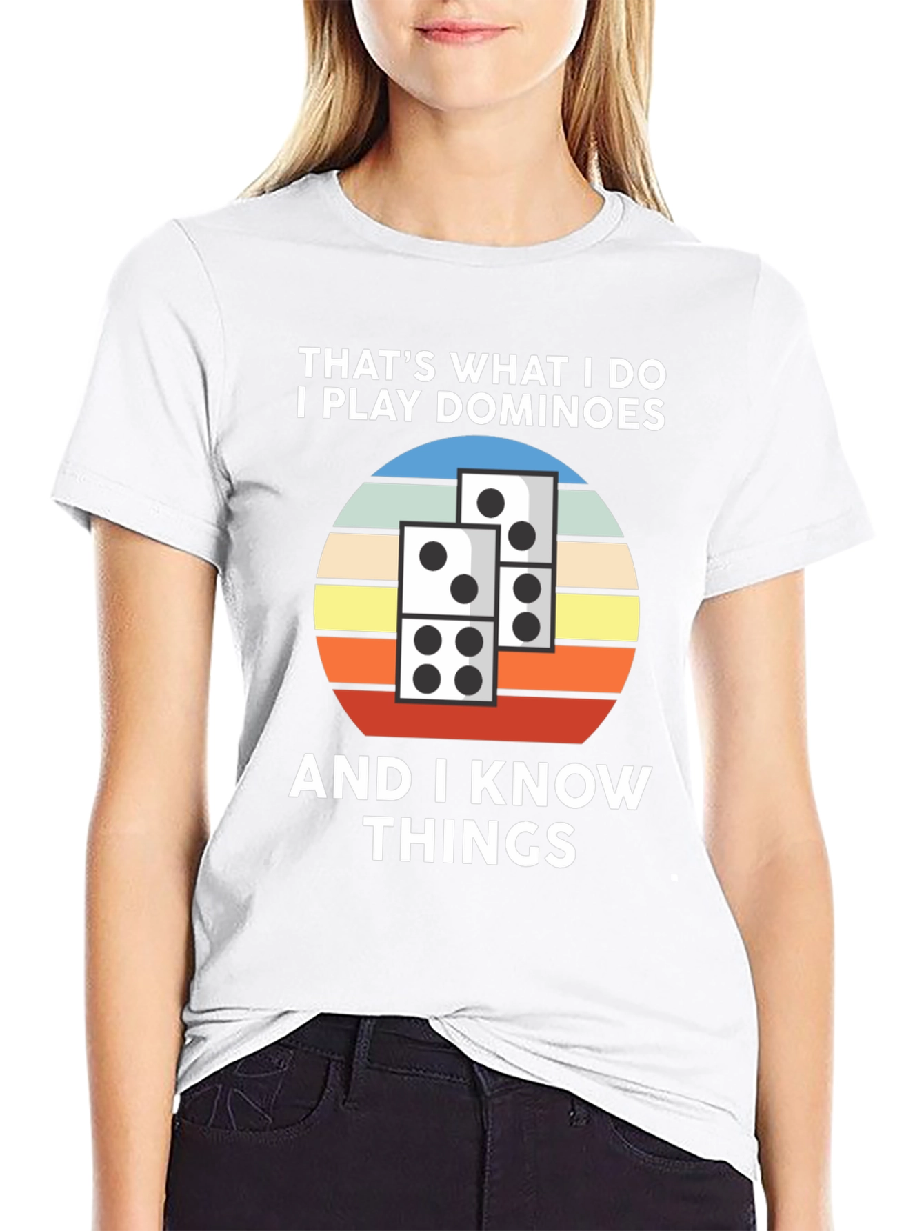 Dominoes T-Shirt: Thats What I Do Tee