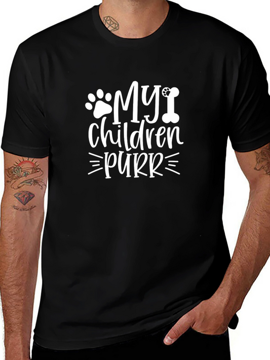 My Children Purr Graphic T-Shirt