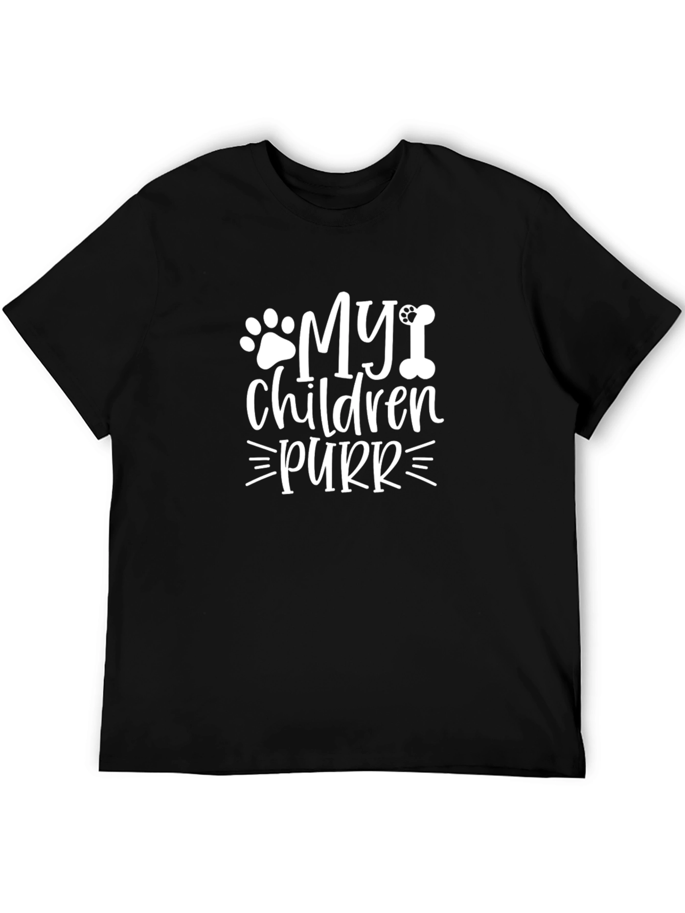 My Children Purr Graphic T-Shirt