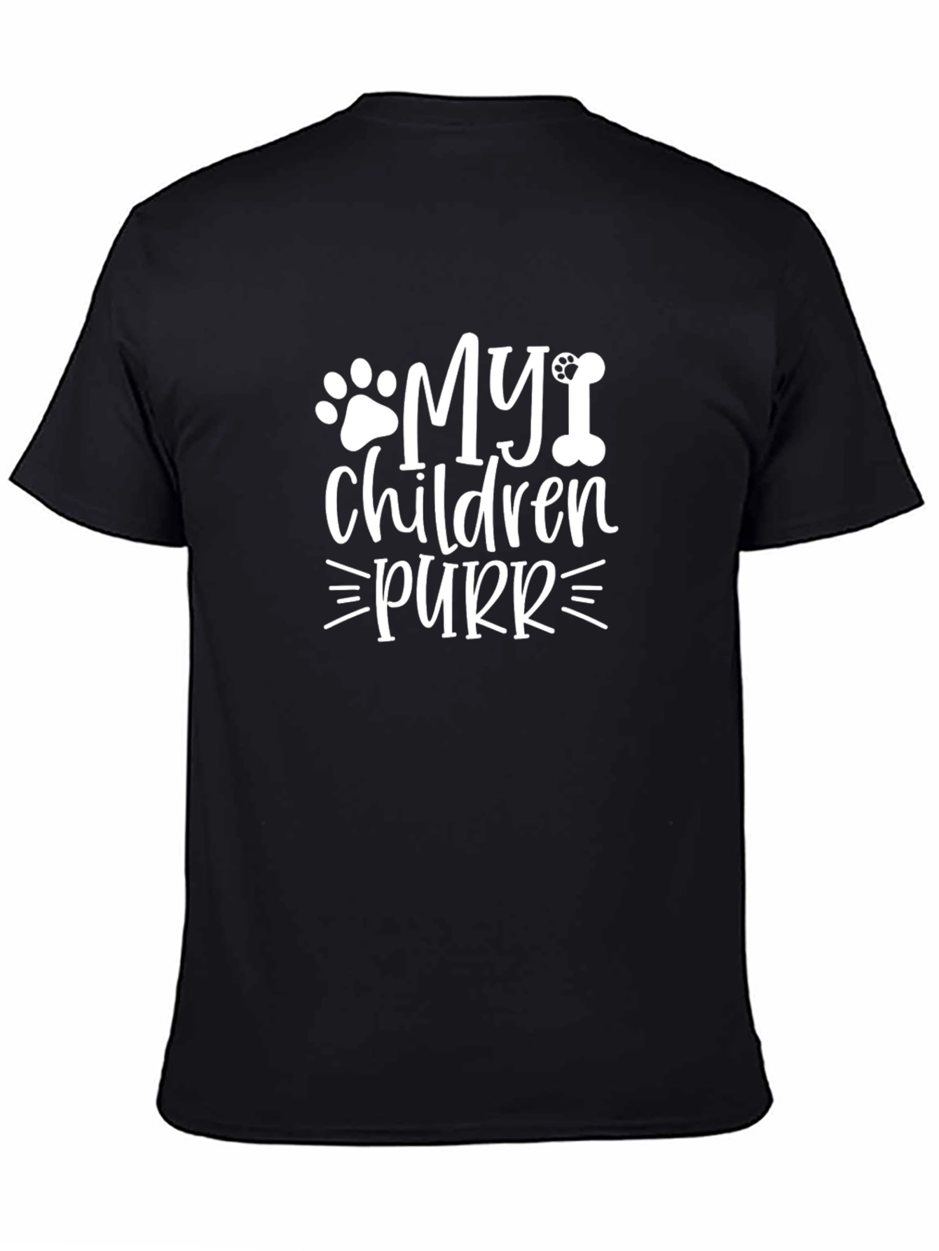 My Children Purr Graphic T-Shirt