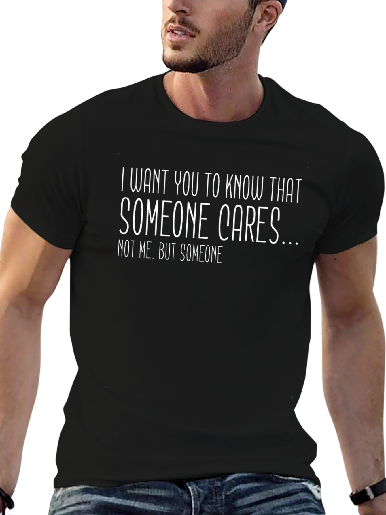 Someone Cares Graphic Tee - Funny Sarcastic T-Shirt