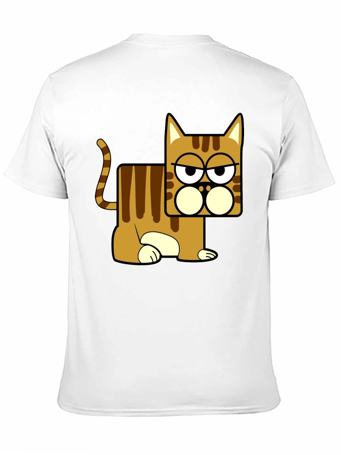 Funny Cat Graphic T-Shirt - Black